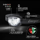 Energizer - Faro LED Recargable IPX4 Resistente al Agua, LED Brillante de Alta Potencia, múltiples Modos de luz, Mejor Faro para Camping, Correr, al Aire Libre, luz de Emergencia, USB Incluido