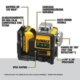 DEWALT Láser de Línea con Rayo color Verde MAX* 12V y Bateria Ion-litio XR 2.0Ah DW089LG