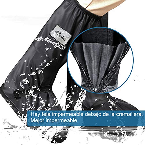 Protector de Zapatos ,Impermeable Cubiertas de Zapatos Lluvia nieve  cubrebotas para hombre o mujer - Exteriore…