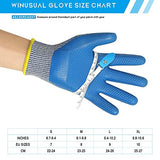 WINUSUAL Guantes resistentes a los cortes de nivel 5 de protección, con revestimiento de látex ecológico, comodidad y destreza, guantes de corte de seguridad para cocina, desprendimiento de ostras, corte de carne, mandolina, pequeño