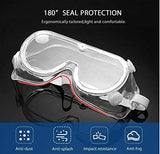 LUBIE 1 Pieza Lentes de Seguridad Antiempañantes Goggles Proteccion 180 Grados Protección Facial Careta (1) Pieza