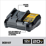 DEWALT Kit Taladro Atornillador y Llave de Impacto 20V MAX* y Tecnologia Brushless Motor con Cargador y Bolso DCK277C2