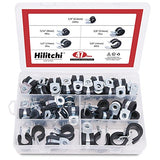 Hilitchi - Juego de pinzas aisladas de acero galvanizado, 47 unidades, 1/4~5/8 pulgadas (6,5 mm – 16 mm)