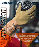 LANON Protection V330 Guantes resistentes a los químicos de nitrilo, ultra agarre, guantes de trabajo resistentes, guantes de seguridad reutilizables para coche, antideslizantes, antiaceite, sin látex, sin silicona, certificado CE, CAT III