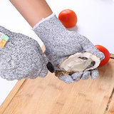 ThreeH Guantes resistentes a cortes Protección de las manos Guantes de trabajo transpirables para cortar, Jardín, Cocina GL02 M