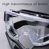 TYXTYX Gafas de Seguridad, Lentes de Protectoras Antivaho Transparent para Laboratorio Agricultura Industria,antiempañamiento, Resistentes a los arañazos y con protección UV(2 PCS)