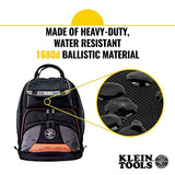 Mochila para herramientas Tradesman Pro™ de 44,5 cm en color negro con 35 bolsillos para trabajo pesado - 55475 Klein Tools