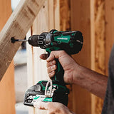 Metabo HPT Kit de taladro de martillo inalámbrico MultiVolt de 36 V con baterías y cargador | DV36DAG