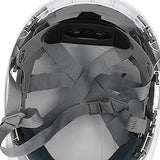 Astibym Casco de Ventilación ABS Blanco Casco de Trabajo con Tapa Protectora Ventilada para Ingeniería de Obras Construcción de Ferrocarriles