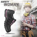 CALZADO ARMADA ESTILO 158 ROSA - X Port Tenis de Seguridad Industrial DISEÑADO PARA LA MUJER Piel Nubuck 100% natural - Excelente Sustituto de Botas de Trabajo para mujer Tipo Tennis Ultra Ligero y flexible para la Reducción de Fatiga en una jornada de La