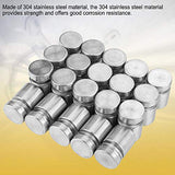 20PCS M12 * 20mm soporte de acero inoxidable tornillo perno accesorios publicidad fijación Pin soporte de vidrio soporte de perno de montaje