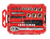 Craftsman CMMT12012 - Juego de llaves de vaso SAE (24 unidades, 3/8")