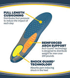 Dr. Scholl’s Pain Relief Orthotics for Heavy Duty Support for Men, 1 Pair, Size 8-14