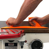 Fulton Safety - Juego de 5 piezas de bloque de empuje y palo de empuje para carpintería de seguridad, color naranja, ideal para carpintería y uso en sierras de mesa, mesas de router, juntas y sierras de cinta