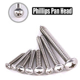 hilitchi 275-piece Acero Inoxidable Phillips Ronda Pan Head Autoperforantes Tornillo Surtido Kit (Ronda Pan Head)