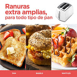 Tostadora de pan BLACK+DECKER Ranuras extra amplias