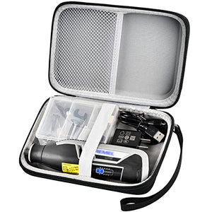 Funda compatible con Dremel Lite 7760 N/10 4 V, kit de herramientas giratorias multiusos, organizador de bolsa de almacenamiento duro para cable de carga USB y juego de accesorios (solo caja)