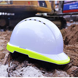 outdoor product Casco de Seguridad Industrial, Casco Anticolisión Transpirable ABS, Casco de Protección Industrial para Obra con Tiras Reflectantes, para Alimentación/Construcción/Túnel