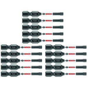 BOSCH ITT20215 15 piezas Impact Tough 2 In. Torx #20 puntas de alimentación