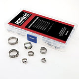 Hilitchi 70pcs Stainless Steel Single Ear Hose Clamps Kit by Hilitchi