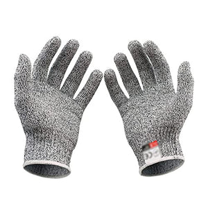 PRICEXES Guantes Anticortes Nivel 5 Protección 4 Pares de Guantes de Corte, Guantes Resistentes a Corte de Seguridad, Guantes Resistentes al Desgaste y sin Deslizamiento for el Trabajo de Cocina