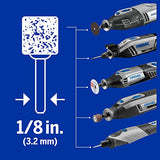 Dremel 734-01 Kit de accesorios para herramientas rotativas de corte de metal, juego de 16 piezas, incluye broca de grabado, piedras de molienda y cepillo de acero al carbono