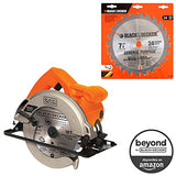 beyond by BLACK+DECKER Sierra Circular 7-1/4 Pulgadas 1500W con Disco de 24DPP AZBDCSDISC