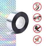 Zerodis Bird Scare Tape, 90M Repelente de Aves y disuasorio Visual Audible reflexivo Scare Tape, holográfico ecológico Bird Scare Ribbon, Proteger su jardín Cultivos de Aves de destrucción(2.5cm*90M)