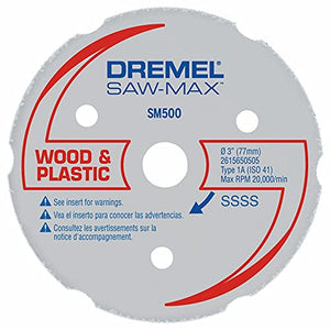 Dremel SM500 Disco de Carburo de Tungsteno 3 Pulgadas Saw-Max de Multipropósito