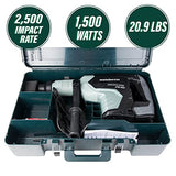 Metabo HPT - Taladro de martillo giratorio, 1-3/4-pulgadas, SDS Max, motor sin escobillas AC, cuerpo de carcasa de aluminio AHB, protección contra vibraciones del usuario UVP (DH45MEY)