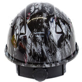 RK Safety RK-HP34-WOLVES - Gorra de seguridad con suspensión de trinquete de 4 puntos, 1EA (lobos)