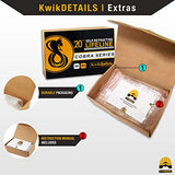 KwikSafety (Charlotte, NC) COBRA Cable de acero de 20 pies de cuerda de seguridad autoretráctil (sin enredos) ANSI OSHA SRL carcasa de aluminio con gancho retráctil para protección contra caídas yoyo para construcción