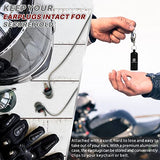 Hearprotek - Tapones reutilizables de alta fidelidad para reducción de ruido del viento y protección auditiva, tapones discretos para los oídos de motocicleta para motocicletas, carreras, conciertos, trabajo, seguridad, viajes