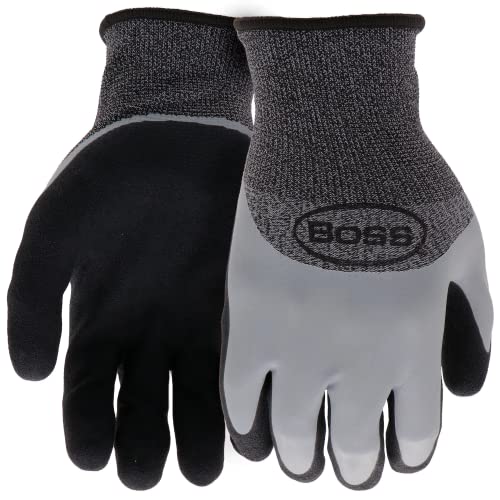 Guantes impermeables, flexibles y de gran agarre, guantes de trabajo  impermeables con látex de doble revestimiento, guantes de jardinería para