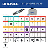 Dremel 4000 Mototool Con 6 Aditamentos y 50 Accesorios + Maletín