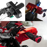 Archy Candado para Motocicleta Universal Moto para Manillar Freno Ciclomotores Máxima Seguridad Anti robo con 2 llaves Acero Inoxidable (CPM5879) Rojo