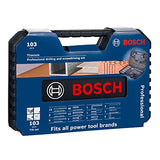 Bosch Set de Puntas y Brocas en Titanio Bosch 103 unidades