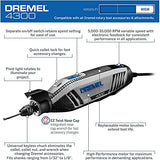 Dremel 4300 - Rotativa con 5 aditamentos y 40 accesorios