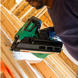 Metabo HPT NR1890DCQ4 18V Cordless Framing Nailer, Tool Only - No Battery, Brushless Motor, 2"Up to 3-1/2" Clipped & Offset Round Paper Strip Nails, 30° Magazine, Tool