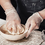 Schneider Guantes de examen de vinilo transparente, sin látex, guantes desechables, guantes médicos, guantes de limpieza, guantes de preparación de alimentos, guantes de goma seguros para alimentos, sin polvo, no estériles, funda de 1000 quilates, 4 mil (