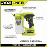 Ryobi One Kit de pulverizador de mano inalámbrico de 18 V con (1) batería de 1,5 Ah y cargador