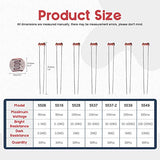 Hilitchi - Resistencia fotoresistor (210 unidades, resistencia a la luz, función de la luz, 5 mm, GM5539 5539)