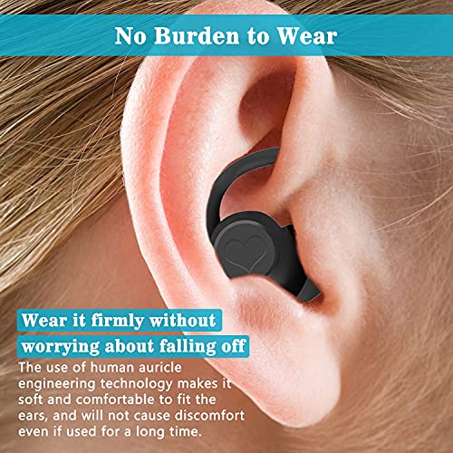 Comprar Tapones para los oídos para dormir, tapones reutilizables de  silicona con cancelación de ruido para bloquear los ronquidos, tapones para  los oídos con reducción de ruido para protección auditiva