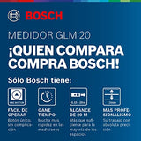 Medidor de distancias GLM 20, Bosch