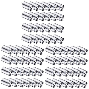 ALGONETO - Paquete de 150 tornillos separadores para letreros publicitarios, soportes de pared de acero inoxidable, clavos acrílicos de vidrio (1/2 x 1 pulgada)