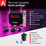 Alpine MusicSafe Pro Tapones para los oídos para músicos - Mejora tu experiencia musical con tres filtros intercambiables - Protección auditiva Hipoalergénico - Tapones reutilizables - Negro