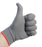 VViViD Par de guantes aplicadores antiestáticos de vinilo profesional gris (6 guantes (3 pares)