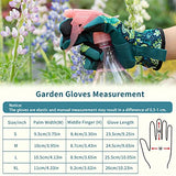 Isilila Guantes de jardinería de cuero para mujer, guantes de trabajo transpirables de alta calidad para yark/jardín y trabajo diario, guantes Greden con pantalla táctil para desmalezar, excavar, plantar