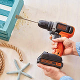 BLACK+DECKER Taladro 2 Velocidades 20V MAX* BCD703C1-B3