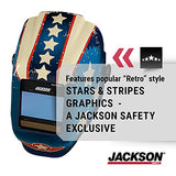 Jackson Safety Casco de soldadura, 46101 – Filtro digital de oscurecimiento automático, ligera máscara protectora para soldador con carcasa ligera HLX100 para hombres y mujeres, tamaño universal, diseño de estrellas y cicatrices